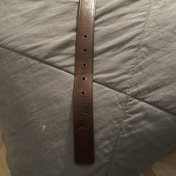 Theory Men's Brown Leather Belt size 32 - Picture 3 of 3